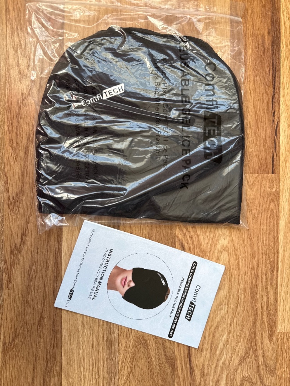 Cold compression headache relief hat